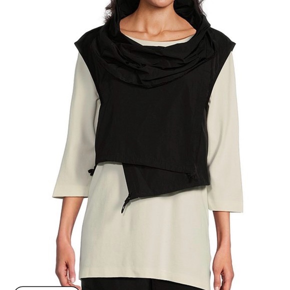 bryn Walker Tops - Bryn Walker Black Layered Vest